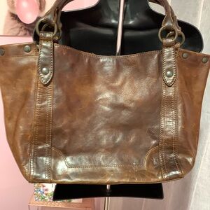 Frye brown leather purse